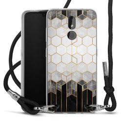 Carry Case Transparent Fabric black/silver