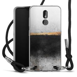 Carry Case Transparent Fabric black/silver