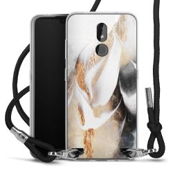 Carry Case Transparent Fabric black/silver