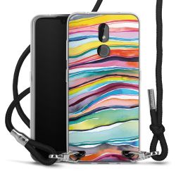 Carry Case Transparent Fabric black/silver