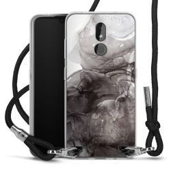 Carry Case Transparent Fabric black/silver