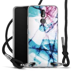 Carry Case Transparent Fabric black/silver