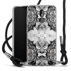 Carry Case Transparent Fabric black/silver