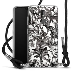 Carry Case Transparent Fabric black/silver