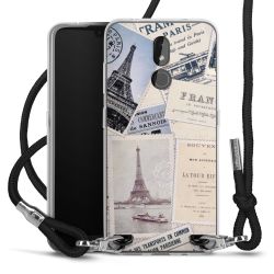 Carry Case Transparent Fabric black/silver