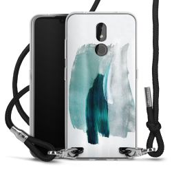 Carry Case Transparent Fabric black/silver