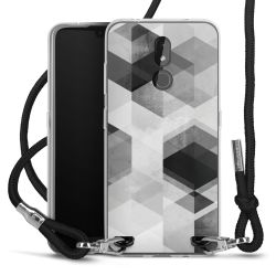 Carry Case Transparent Fabric black/silver