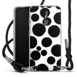 Carry Case Transparent Fabric black/silver