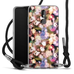 Carry Case Transparent Fabric black/silver