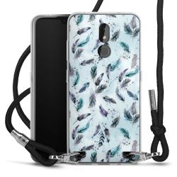 Carry Case Transparent Fabric black/silver