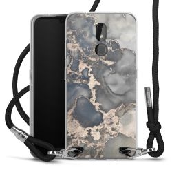 Carry Case Transparent Fabric black/silver