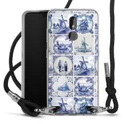 Carry Case Transparent Fabric black/silver