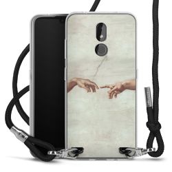 Carry Case Transparent Fabric black/silver