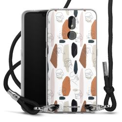 Carry Case Transparent Fabric black/silver