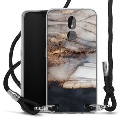 Carry Case Transparent Fabric black/silver