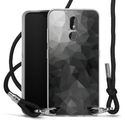 Carry Case Transparent Fabric black/silver