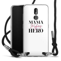 Carry Case Transparent Fabric black/silver