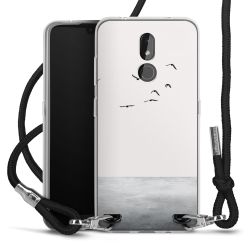 Carry Case Transparent Fabric black/silver