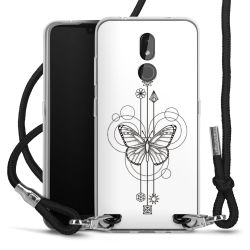 Carry Case Transparent Fabric black/silver