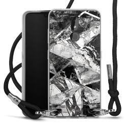 Carry Case Transparent Fabric black/silver