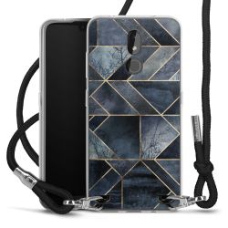 Carry Case Transparent Fabric black/silver