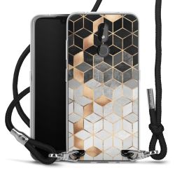 Carry Case Transparent Fabric black/silver