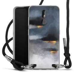 Carry Case Transparent Fabric black/silver