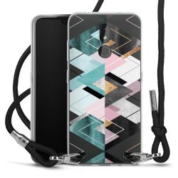 Carry Case Transparent Fabric black/silver