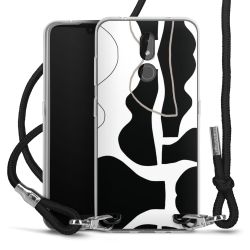 Carry Case Transparent Fabric black/silver