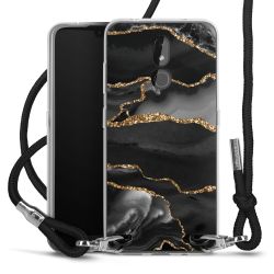 Carry Case Transparent Fabric black/silver