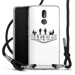 Carry Case Transparent Fabric black/silver