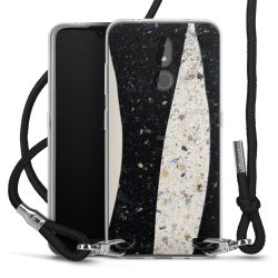 Carry Case Transparent Fabric black/silver