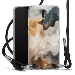 Carry Case Transparent Fabric black/silver