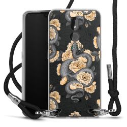 Carry Case Transparent Fabric black/silver