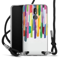 Carry Case Transparent Fabric black/silver