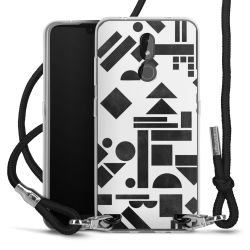 Carry Case Transparent Fabric black/silver