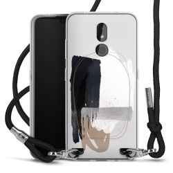 Carry Case Transparent Fabric black/silver