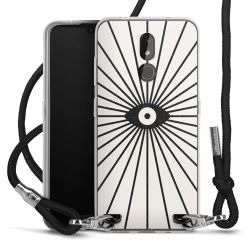 Carry Case Transparent Fabric black/silver