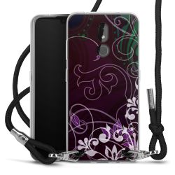 Carry Case Transparent Fabric black/silver