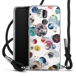 Carry Case Transparent Fabric black/silver