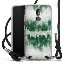 Carry Case Transparent Fabric black/silver