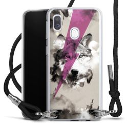 Carry Case Transparent Fabric black/silver