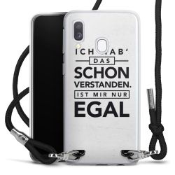 Carry Case Transparent Stoff schwarz/silber