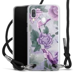 Carry Case Transparent Fabric black/silver