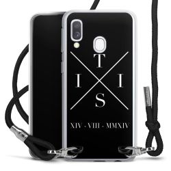 Carry Case Stoff schwarz/silber