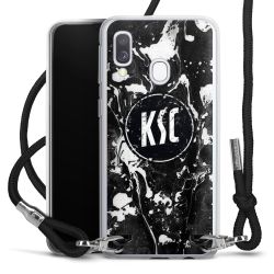 Carry Case Stoff schwarz/silber