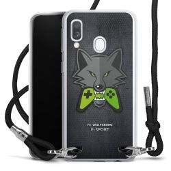 Carry Case Stoff schwarz/silber