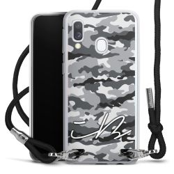 Carry Case Stoff schwarz/silber