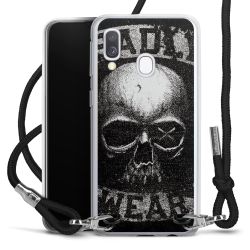 Carry Case Transparent Fabric black/silver