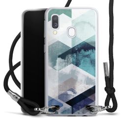 Carry Case Transparent Fabric black/silver